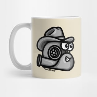 Turbo Snail - Cowboy (Gray) Mug